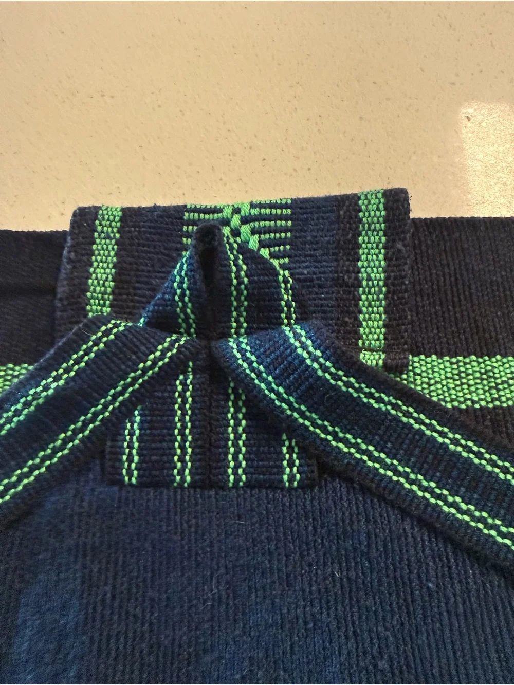 Seattle Seahawks woven backpack tote bag